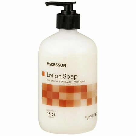 MCKESSON Lotion Soap, Fresh Scent, 18 oz. Pump Bottle, 12PK 53-27857-18